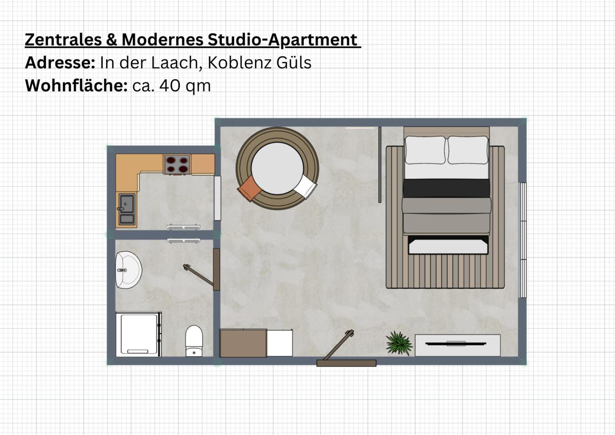 Gemuetliches & Modernes Apartment Coblenza Exterior foto